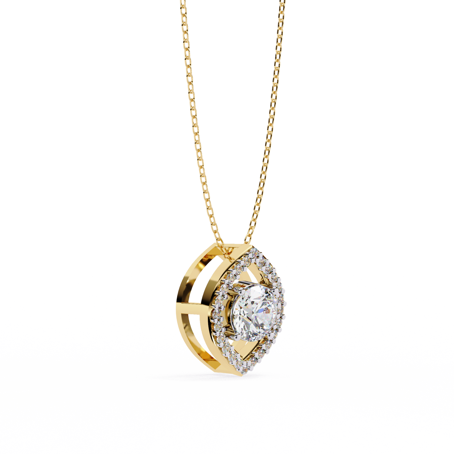 Marina  Diamond Pendant