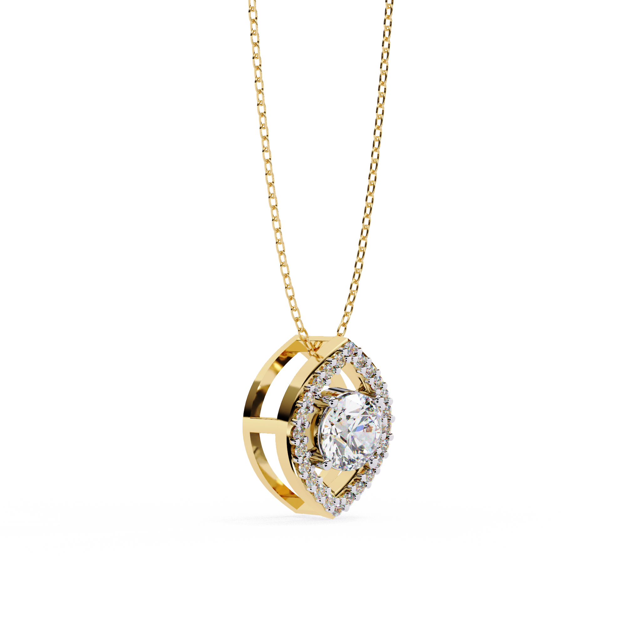 Marina  Diamond Pendant