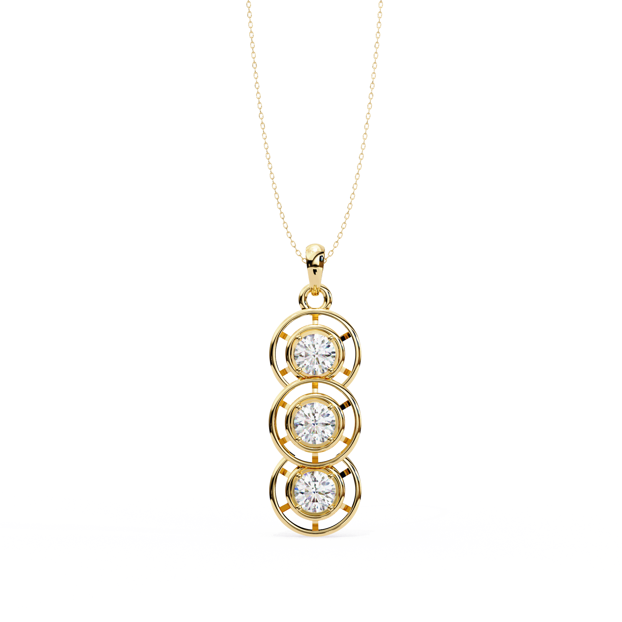 Ruth Diamond Pendant