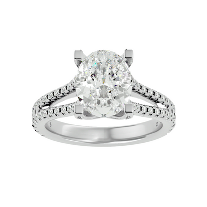 Cassie Diamond Solitaire Ladies Ring