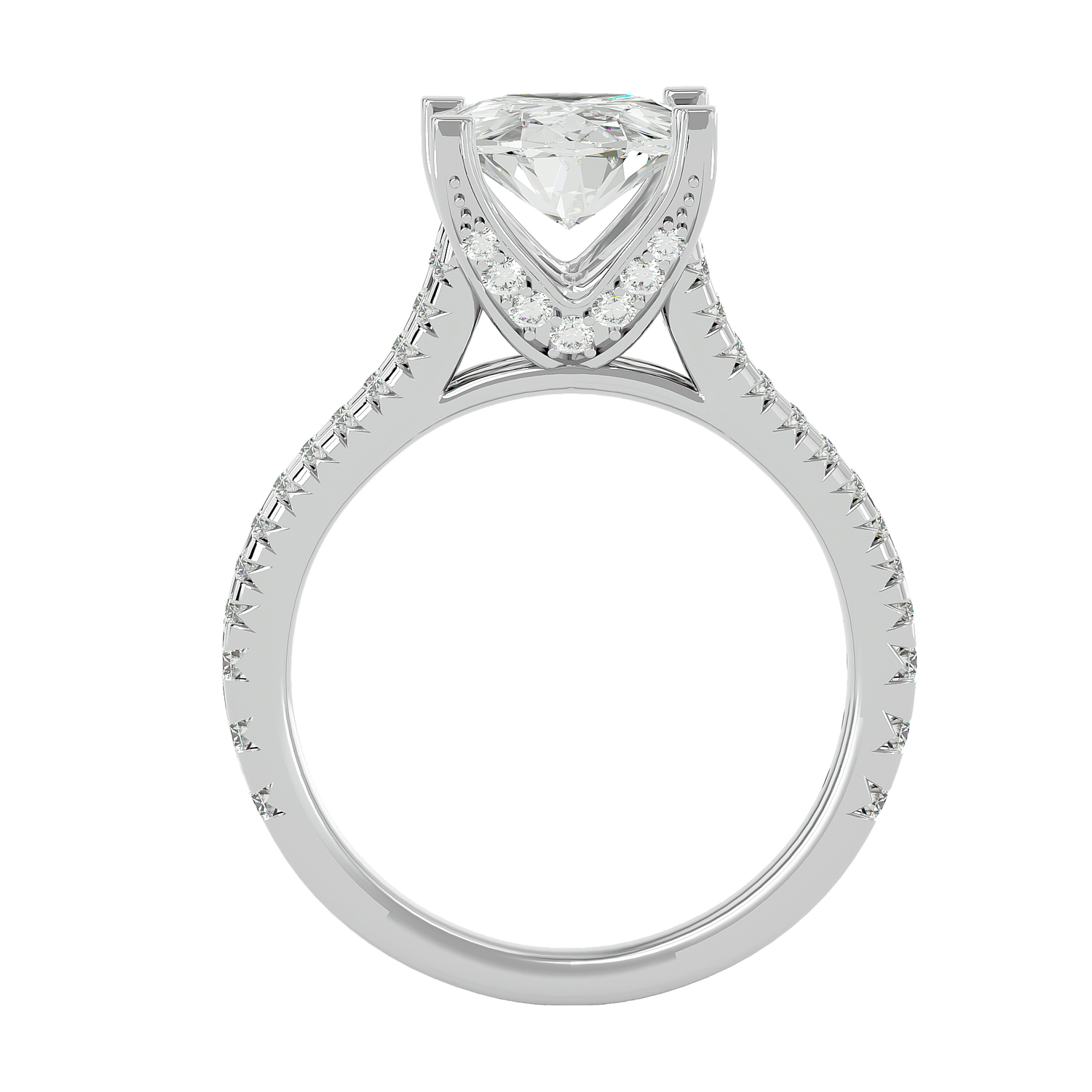 Cassie Diamond Solitaire Ladies Ring