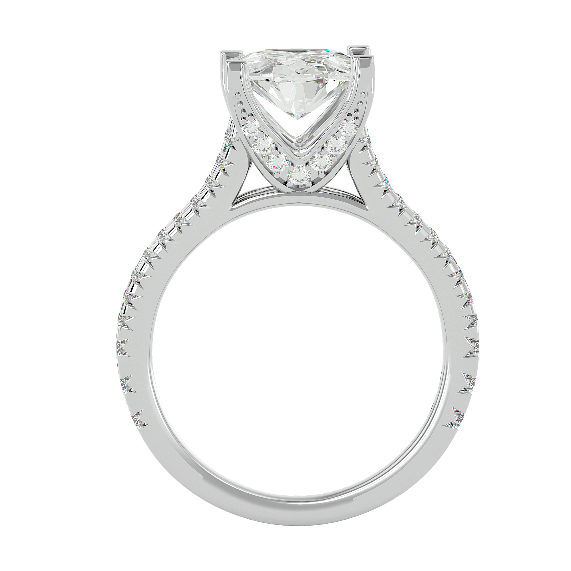 Cassie Diamond Solitaire Ladies Ring