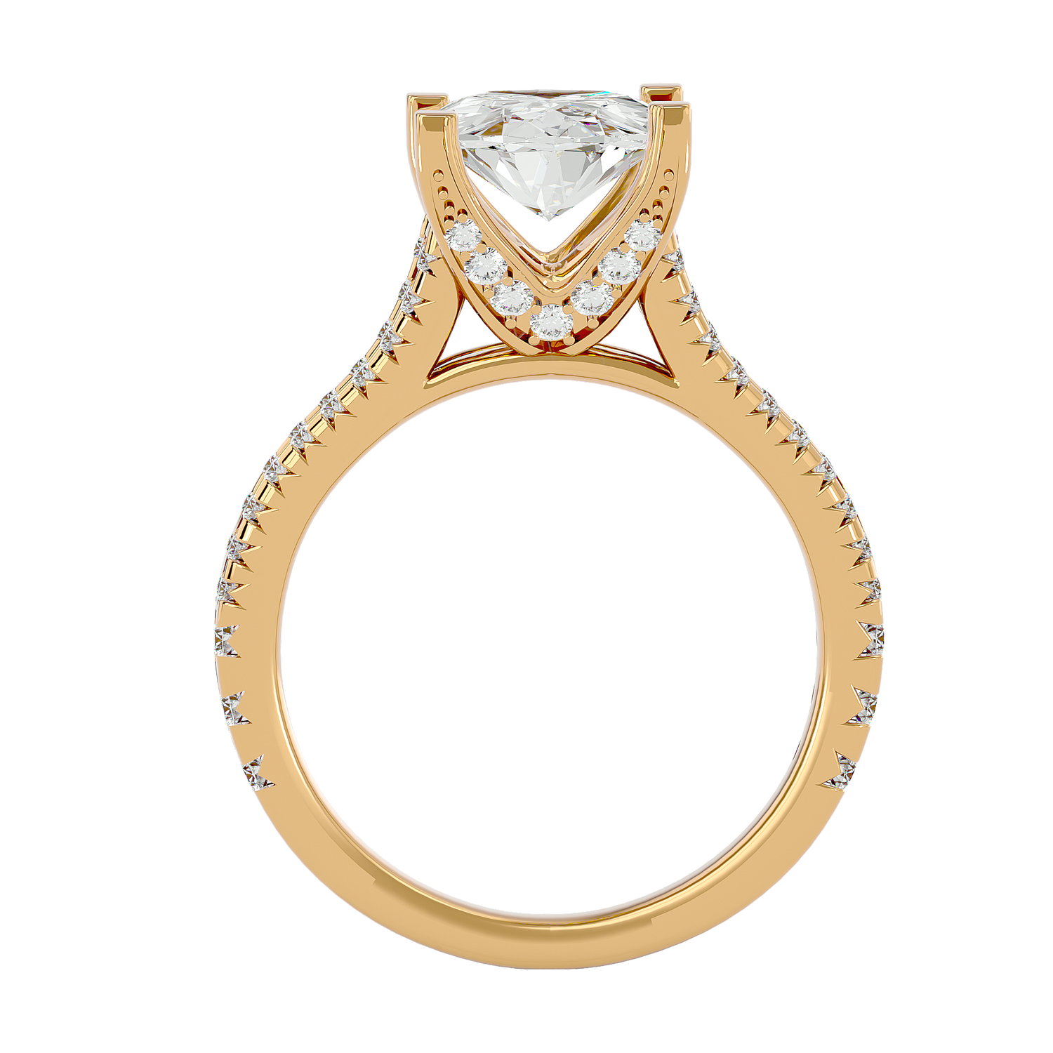 Cassie Diamond Solitaire Ladies Ring