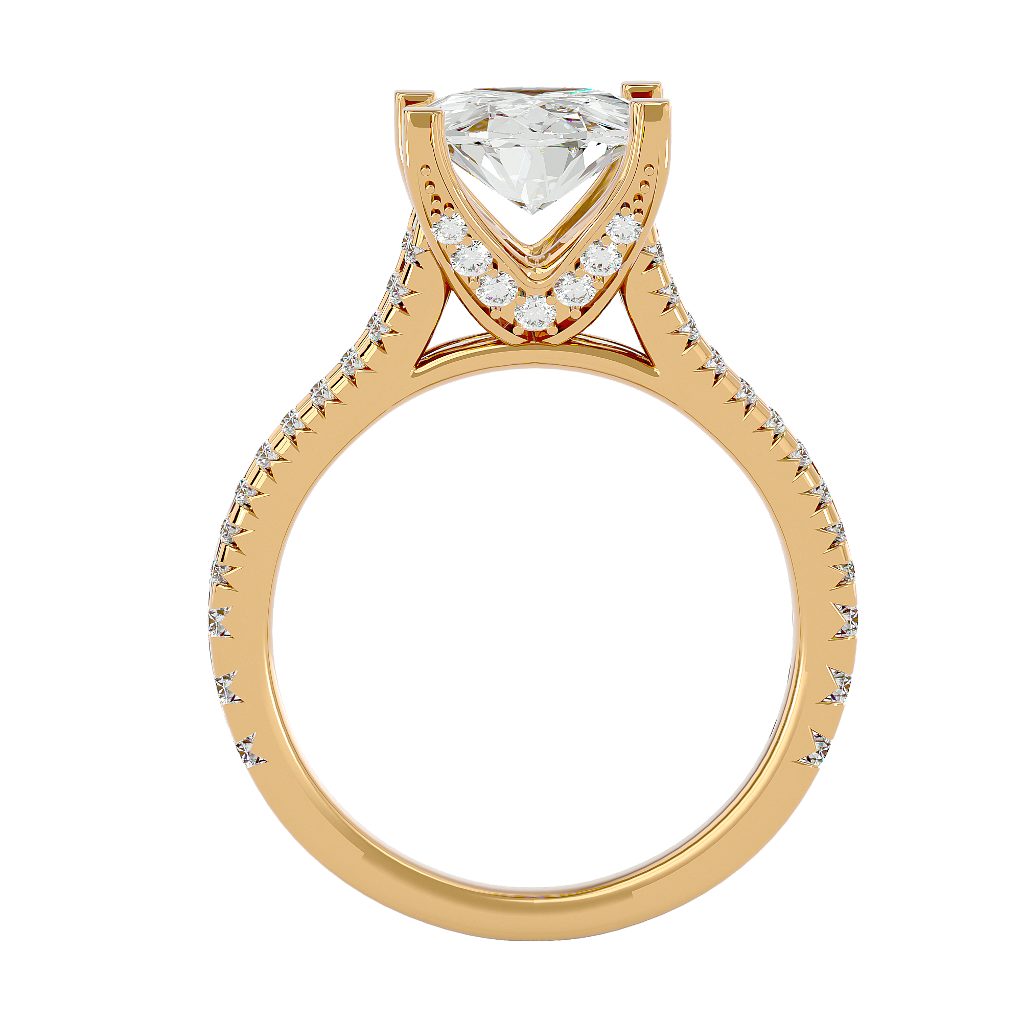 Cassie Diamond Solitaire Ladies Ring