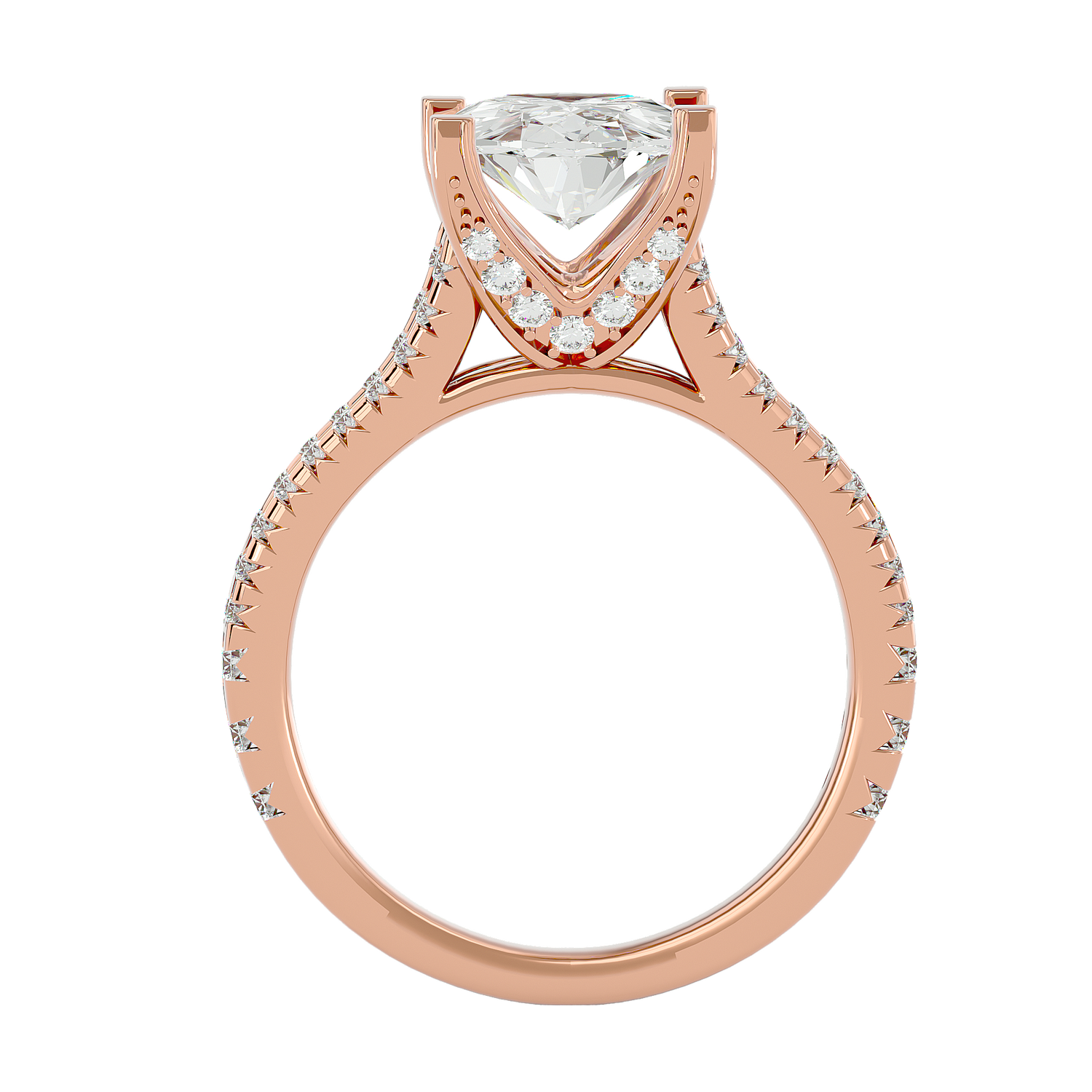 Cassie Diamond Solitaire Ladies Ring