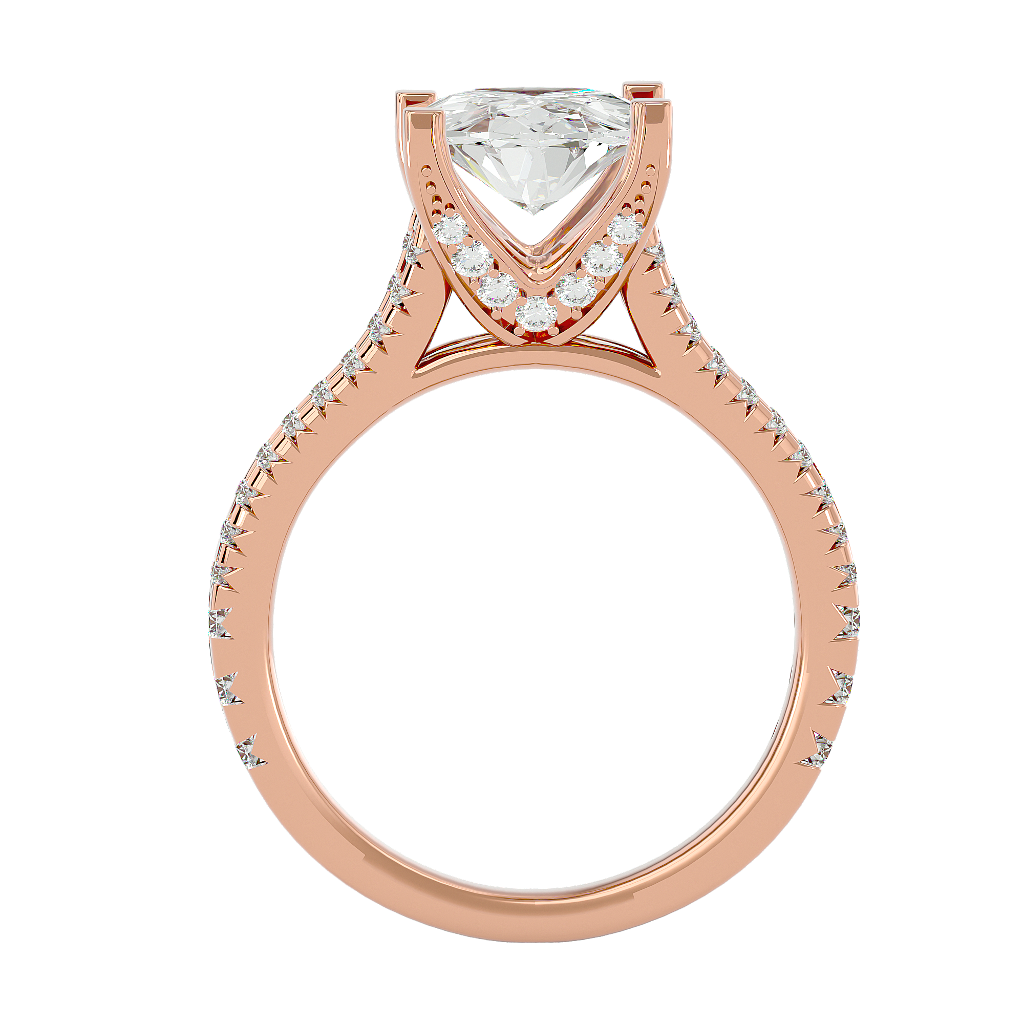 Cassie Diamond Solitaire Ladies Ring