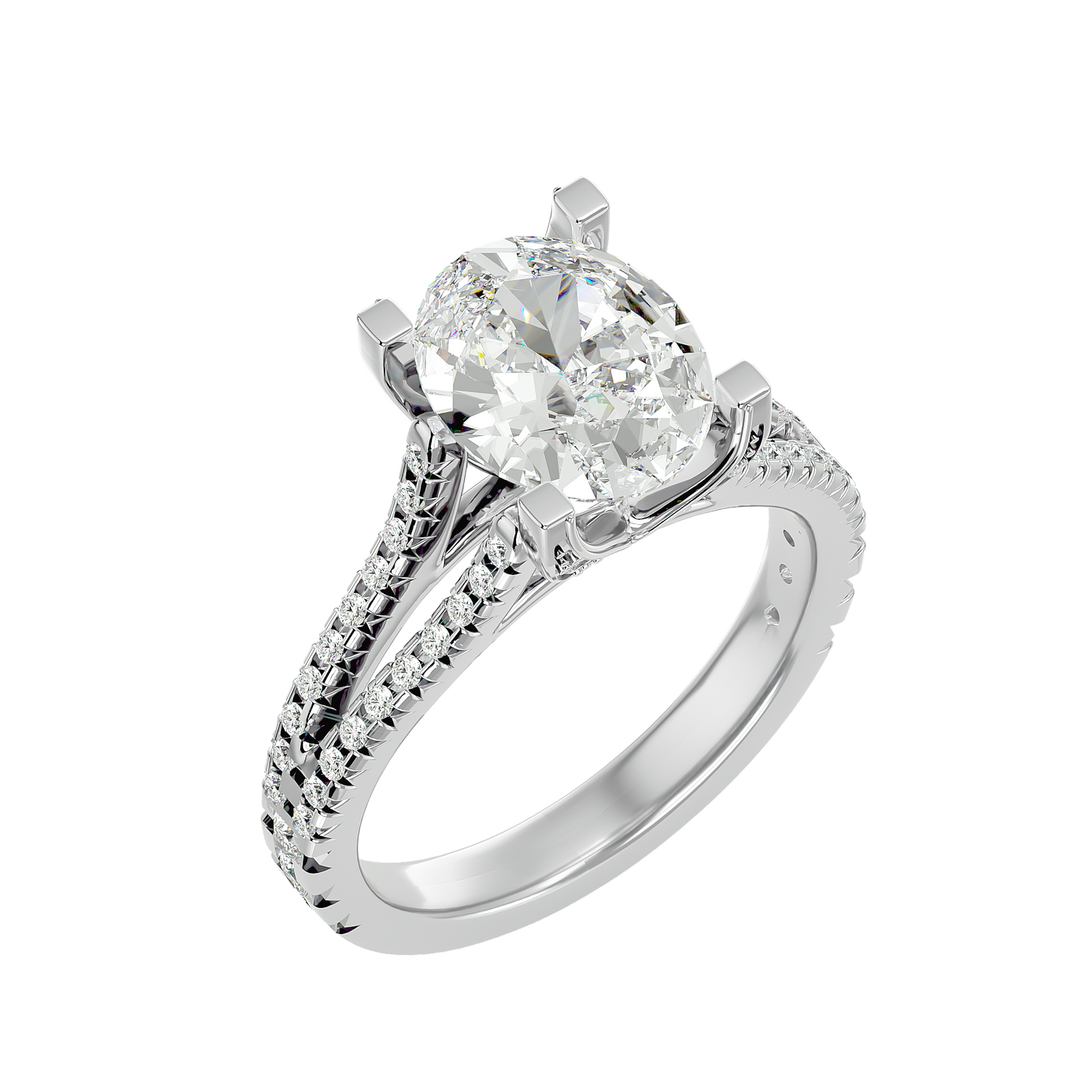 Cassie Diamond Solitaire Ladies Ring