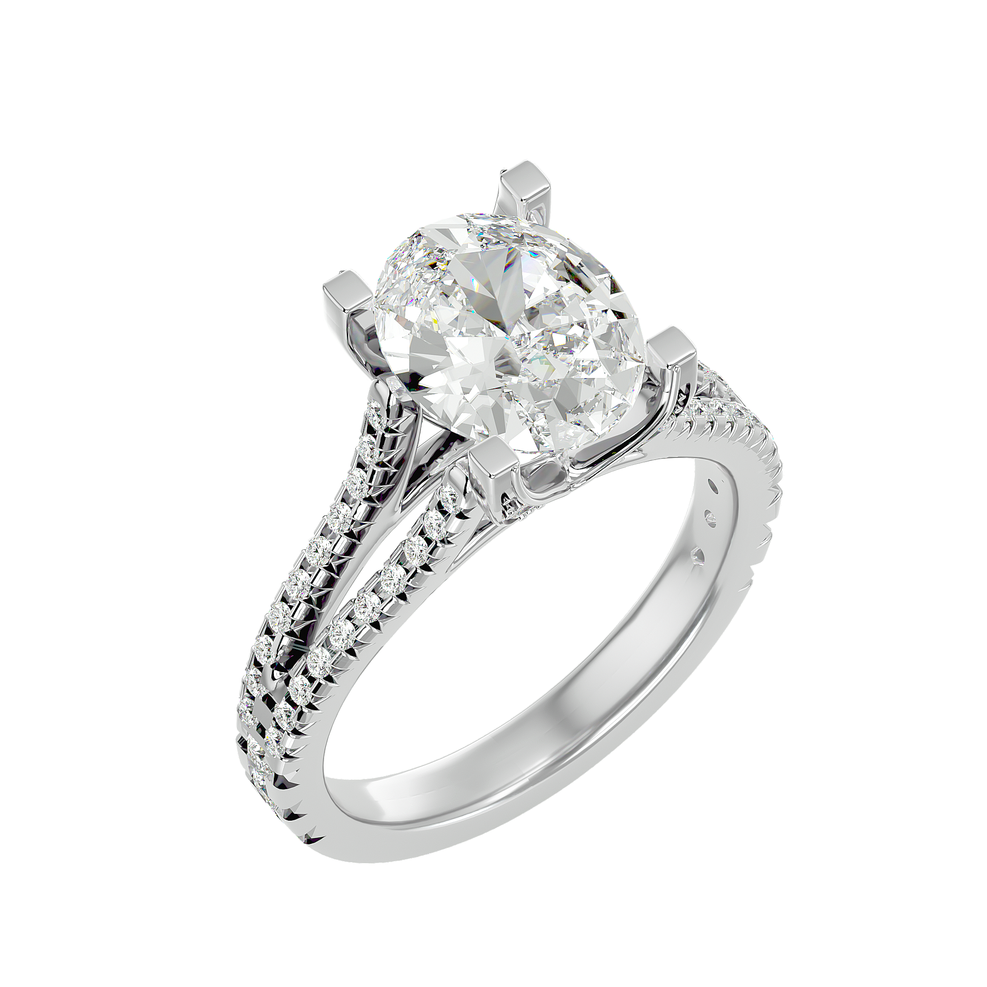 Cassie Diamond Solitaire Ladies Ring