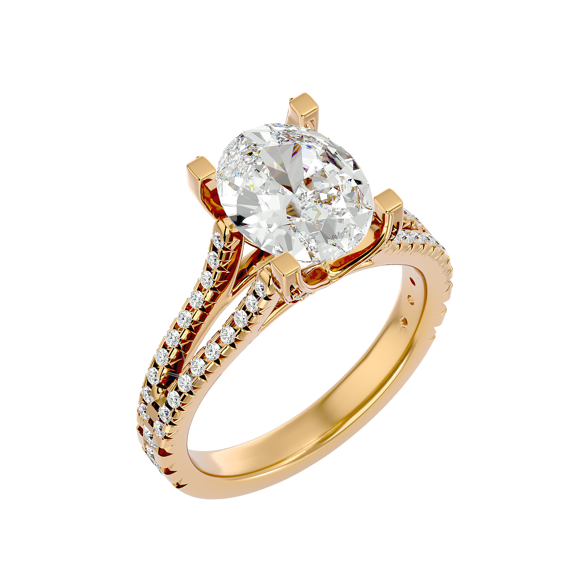 Cassie Diamond Solitaire Ladies Ring