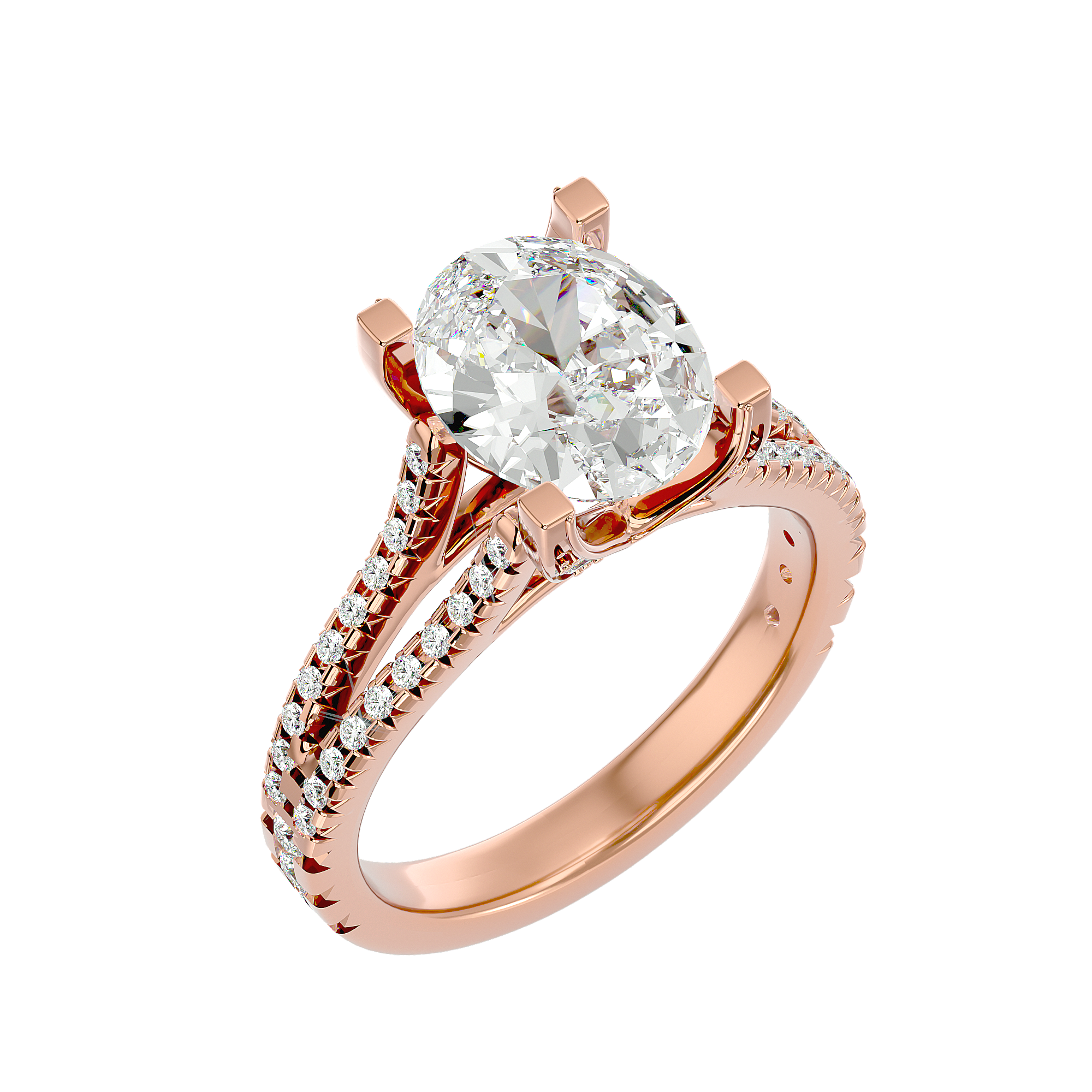 Cassie Diamond Solitaire Ladies Ring