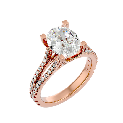 Cassie Diamond Solitaire Ladies Ring