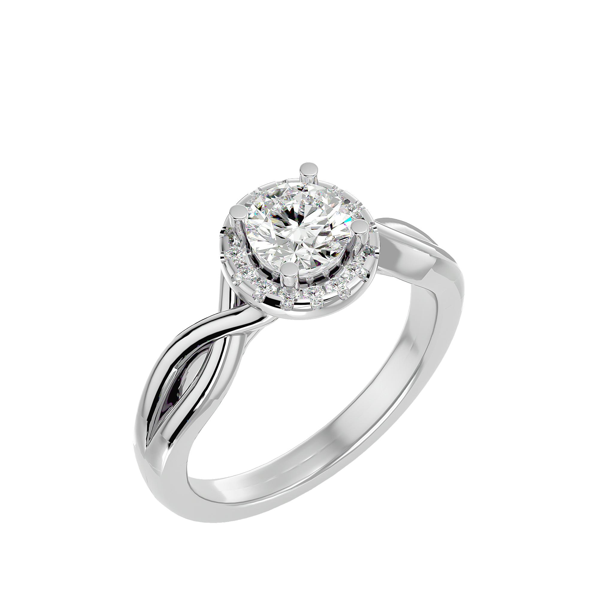 Lilliana Diamond Halo Ring