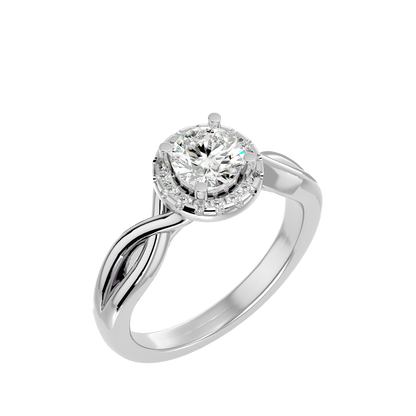 Lilliana Diamond Halo Ring