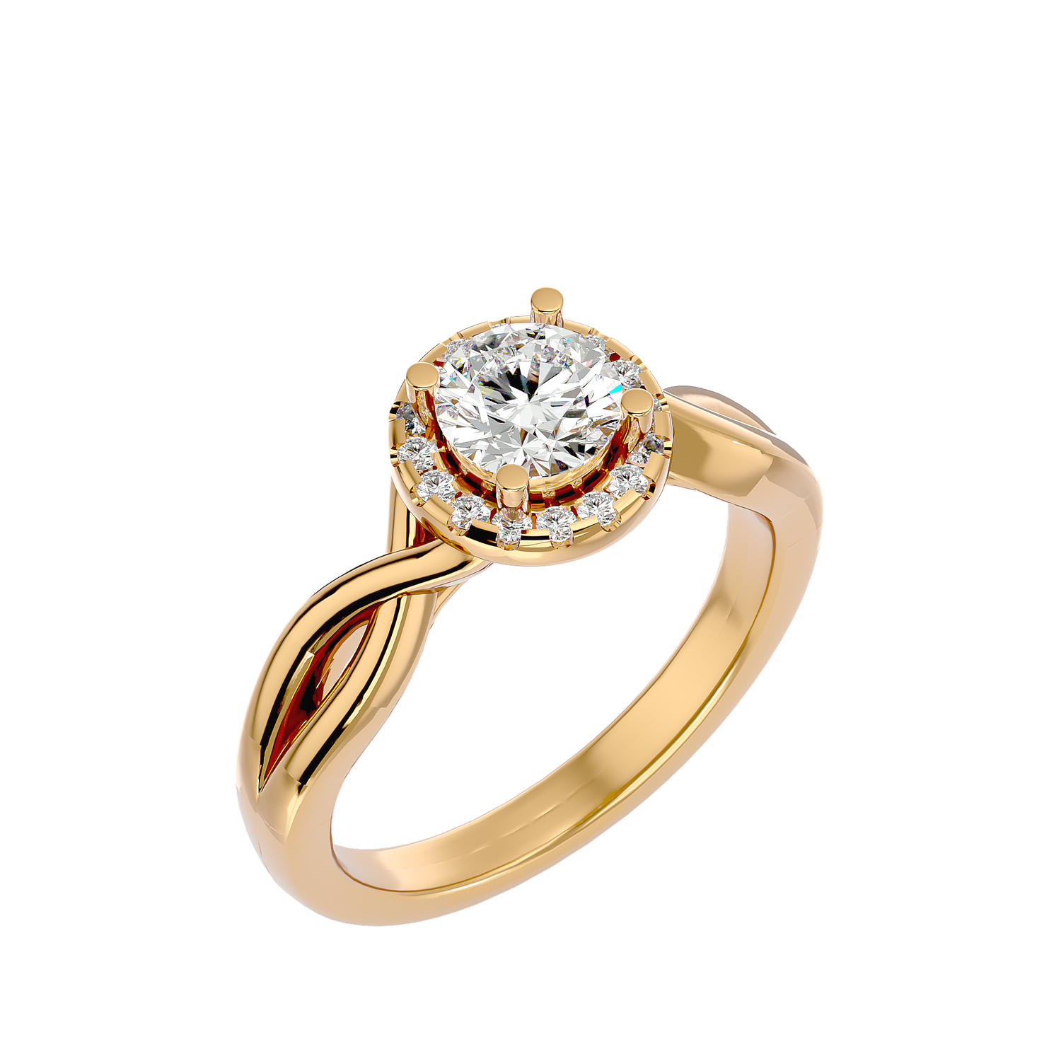 Lilliana Diamond Halo Ring