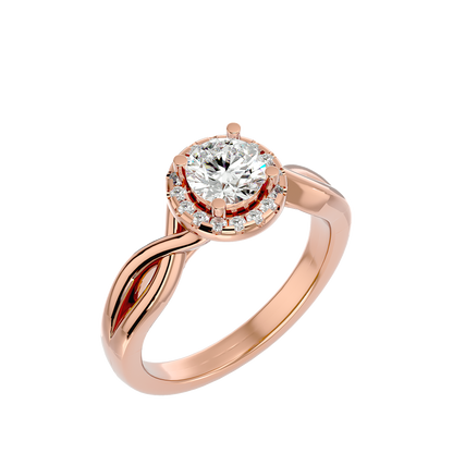 Lilliana Diamond Halo Ring