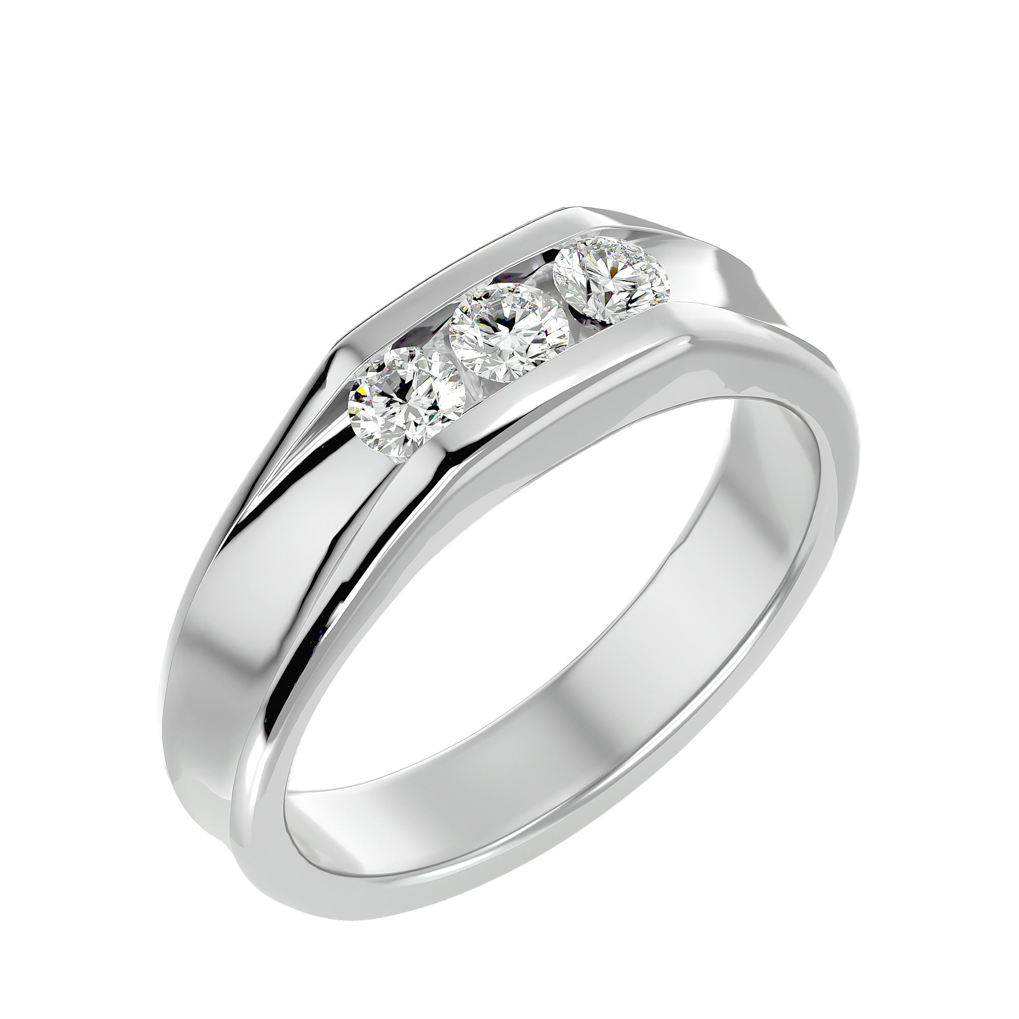 Ella Diamond Mens Ring