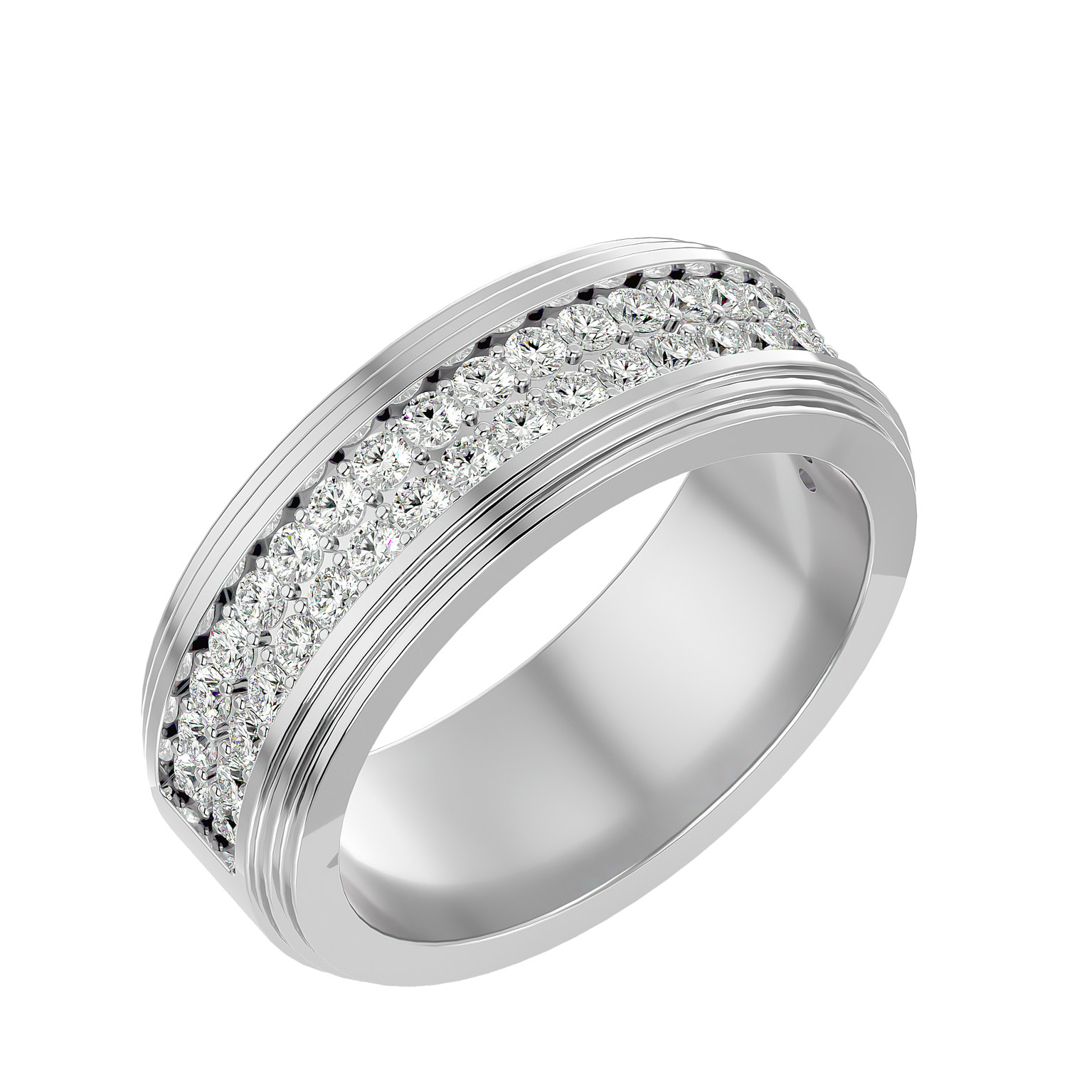 Ava Diamond Mens Ring