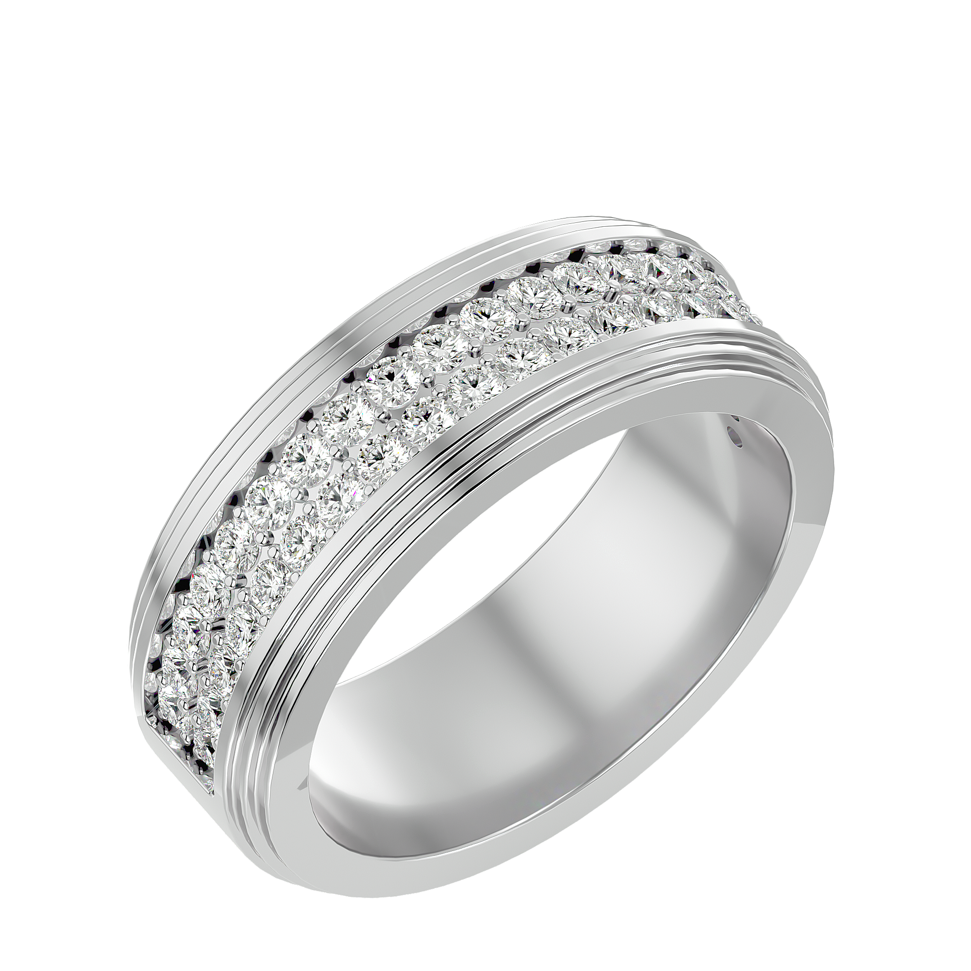 Ava Diamond Mens Ring