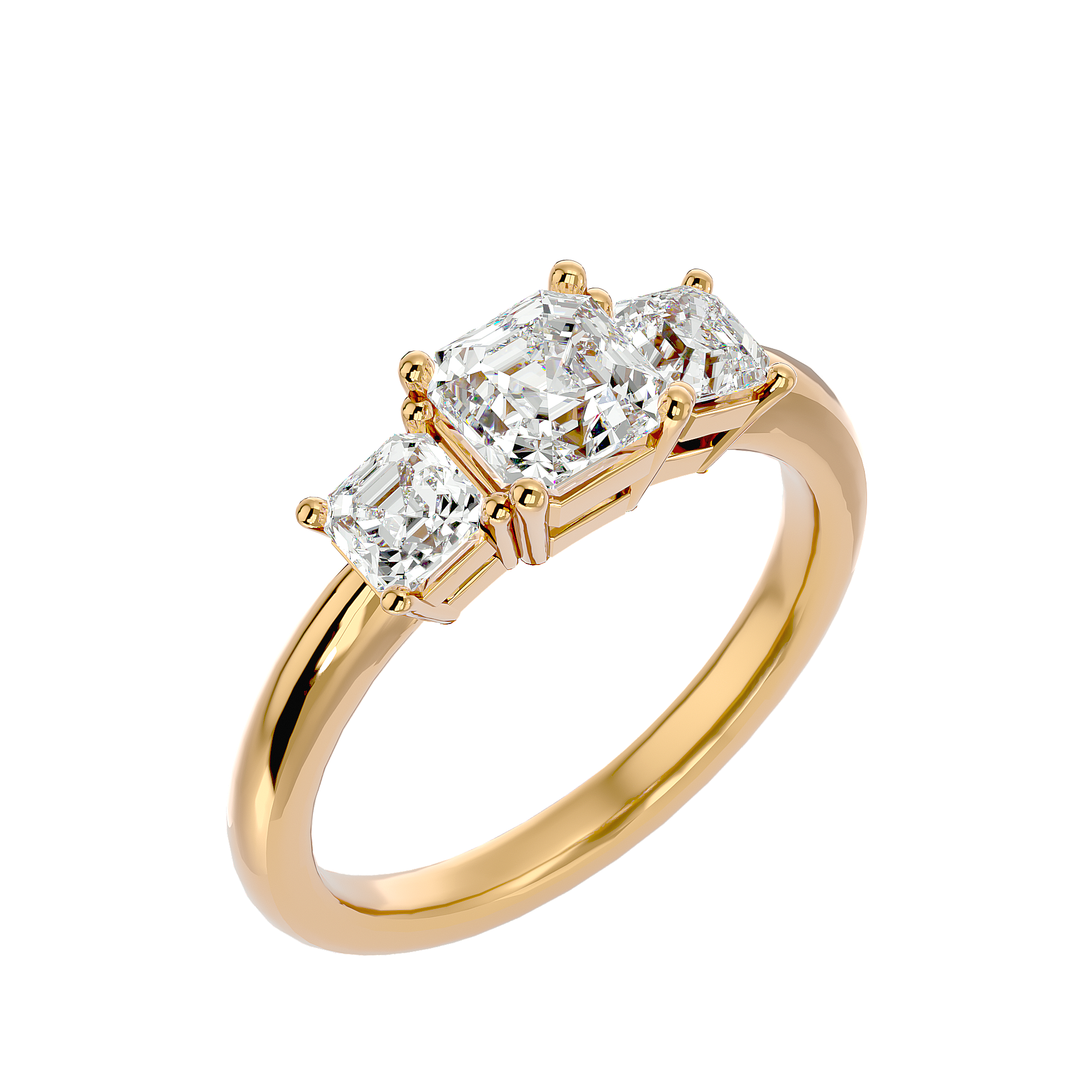 Donatella Diamond Three Stone