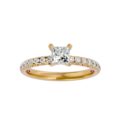 Cosmia Diamond Solitaire Ladies Ring