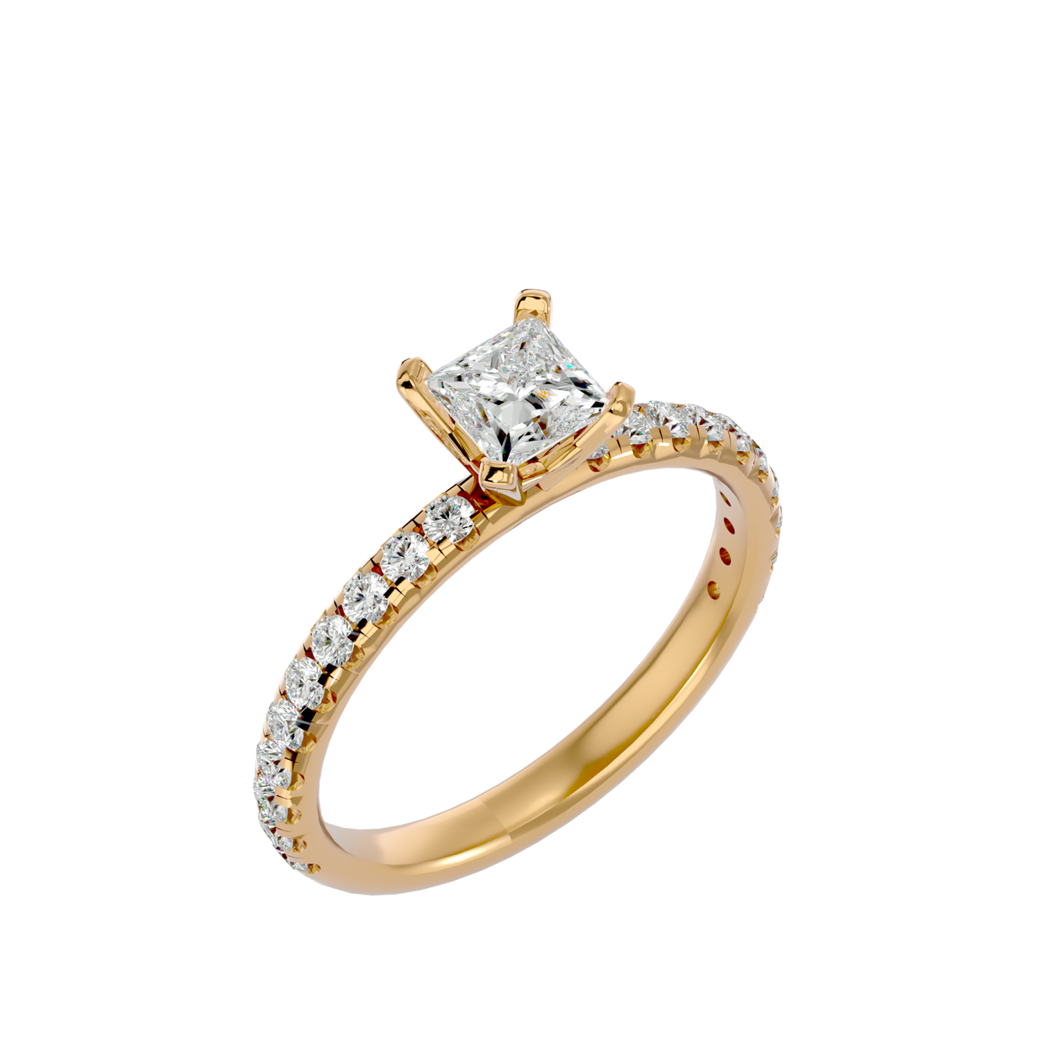 Cosmia Diamond Solitaire Ladies Ring