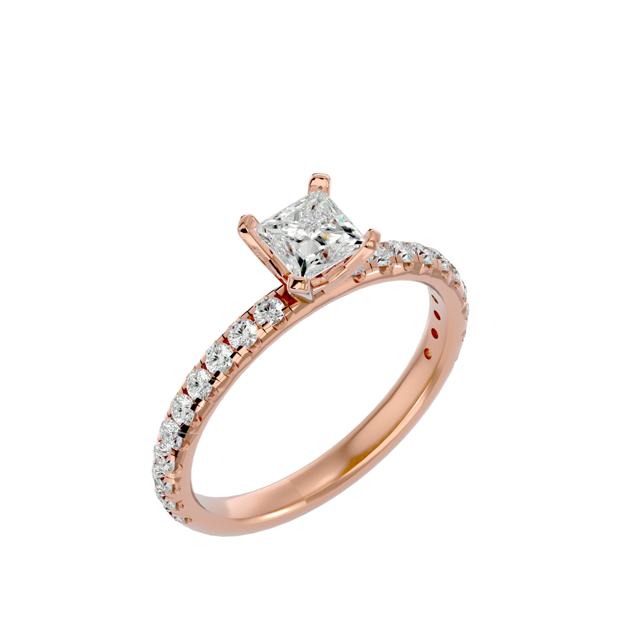 Cosmia Diamond Solitaire Ladies Ring