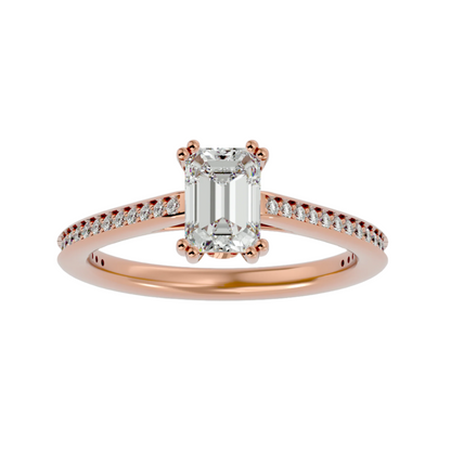 Edna Diamond Solitaire Ladies Ring