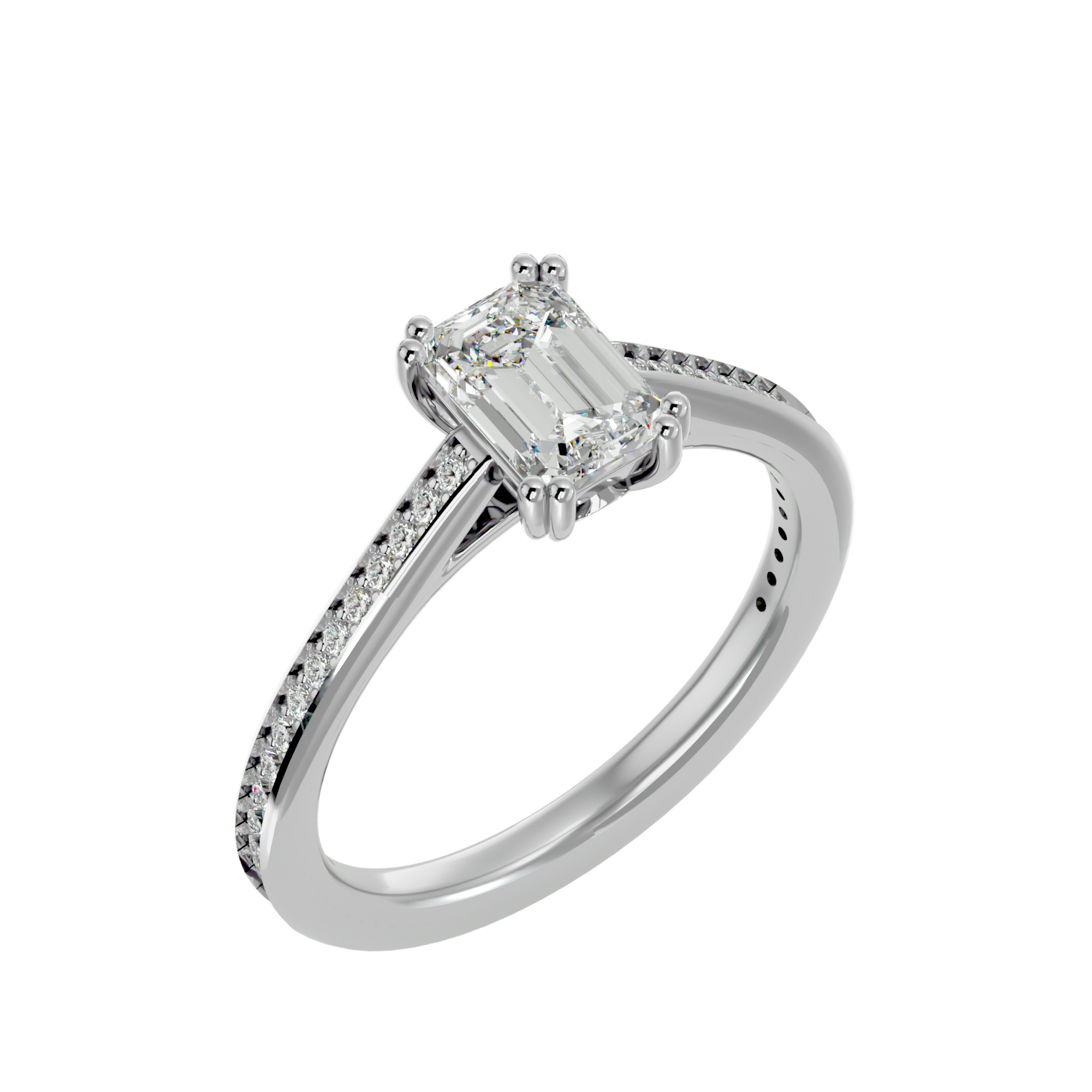 Edna Diamond Solitaire Ladies Ring