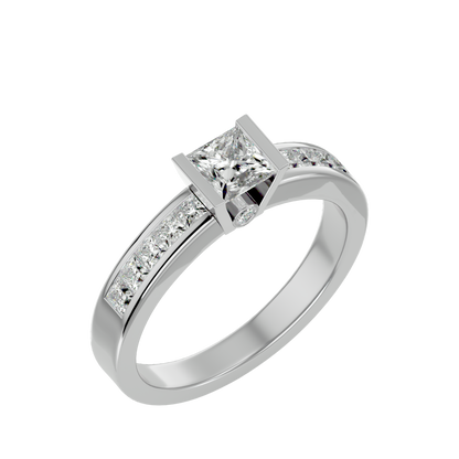 Janet Diamond Solitaire Ladies Ring