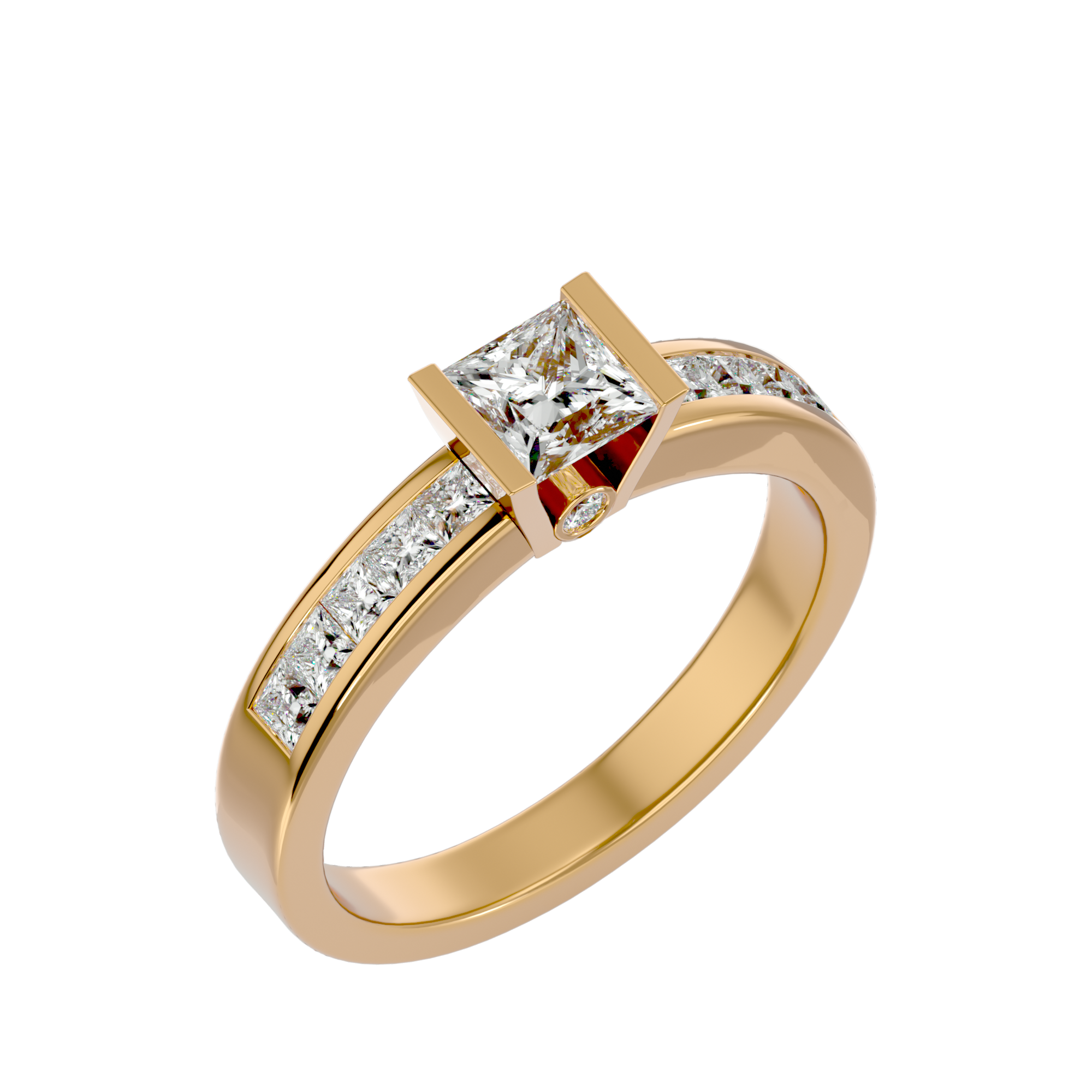 Janet Diamond Solitaire Ladies Ring