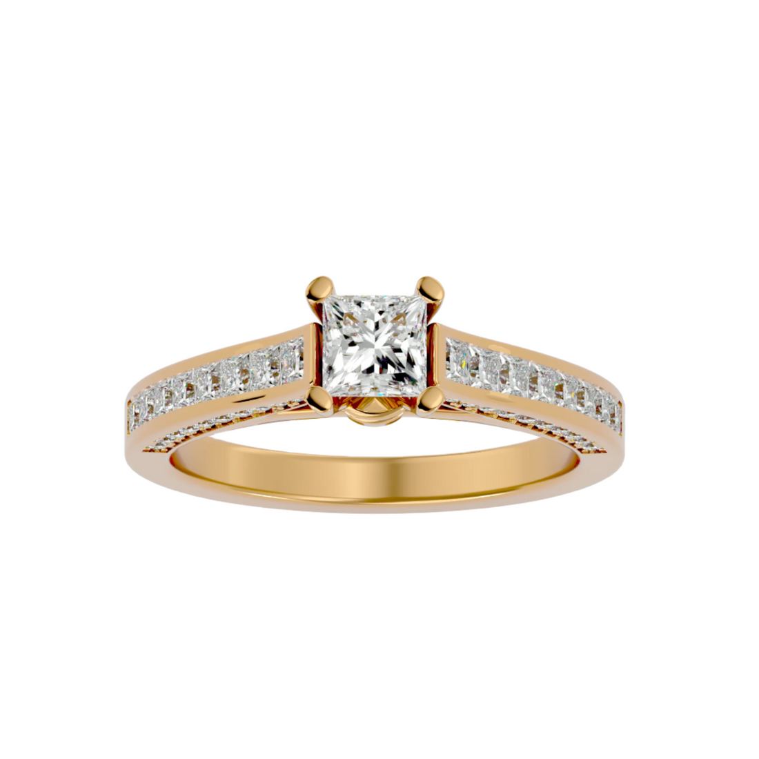 Roxanne  Diamond Solitaire Ladies Ring