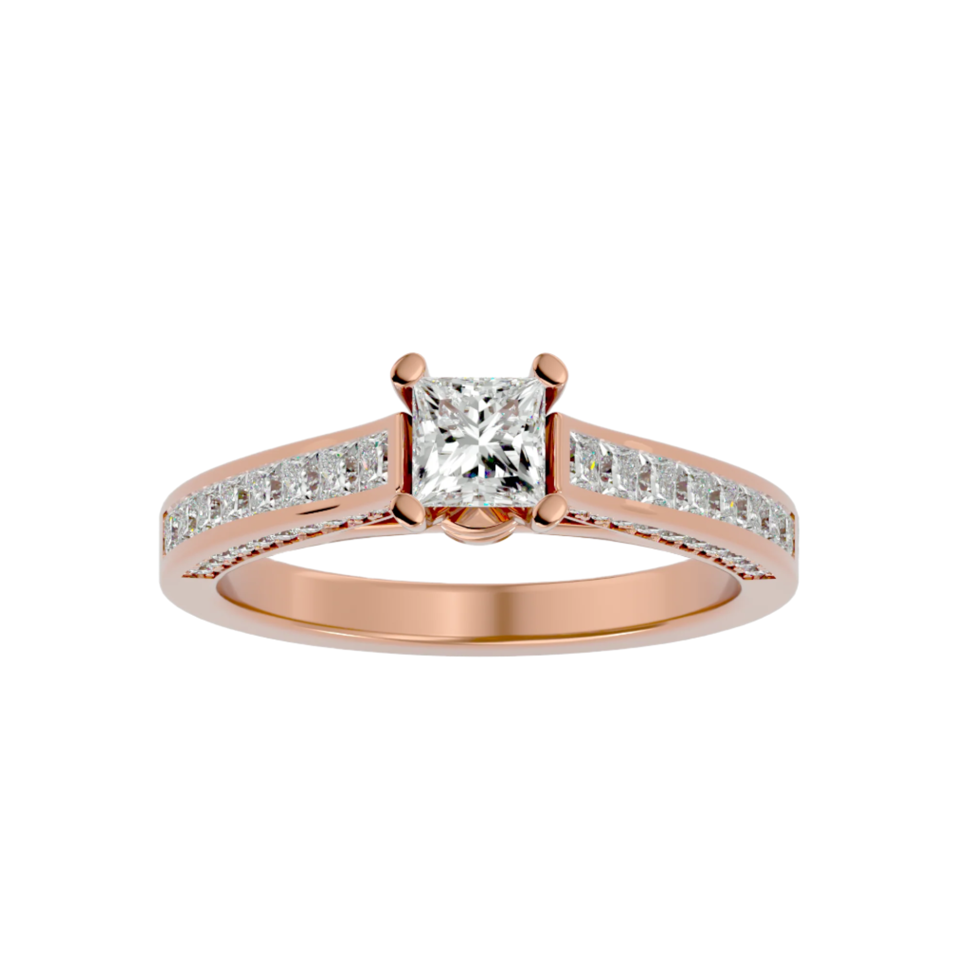 Roxanne  Diamond Solitaire Ladies Ring