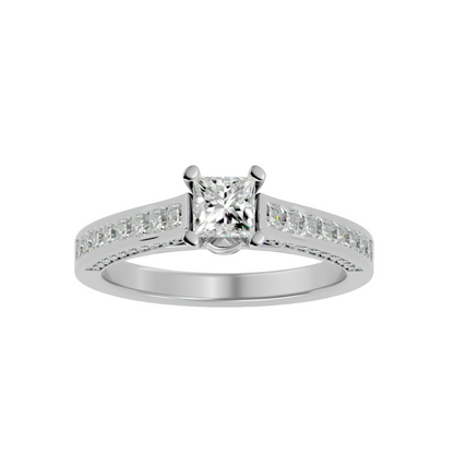 Roxanne  Diamond Solitaire Ladies Ring