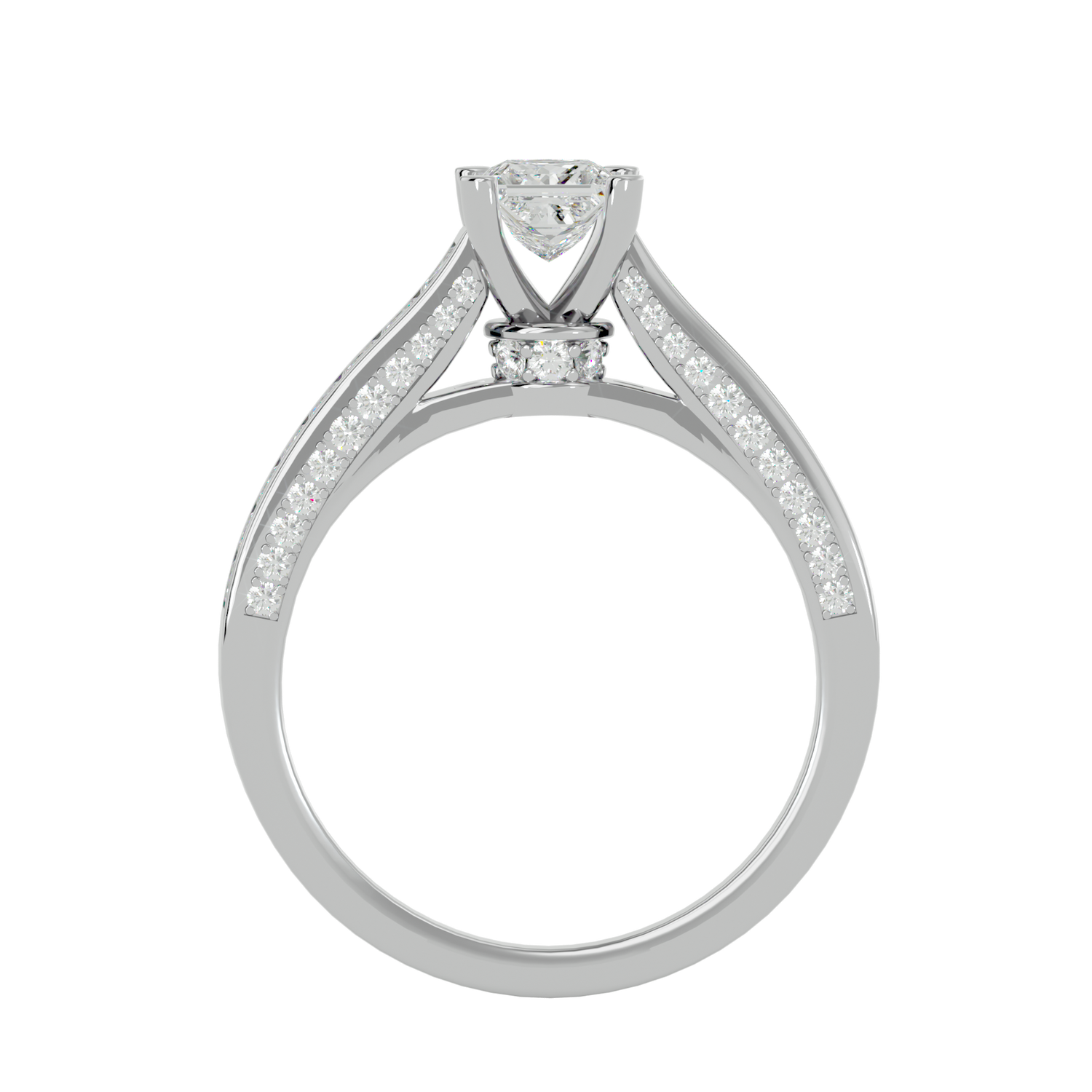 Roxanne  Diamond Solitaire Ladies Ring