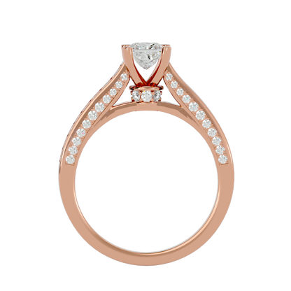 Roxanne  Diamond Solitaire Ladies Ring