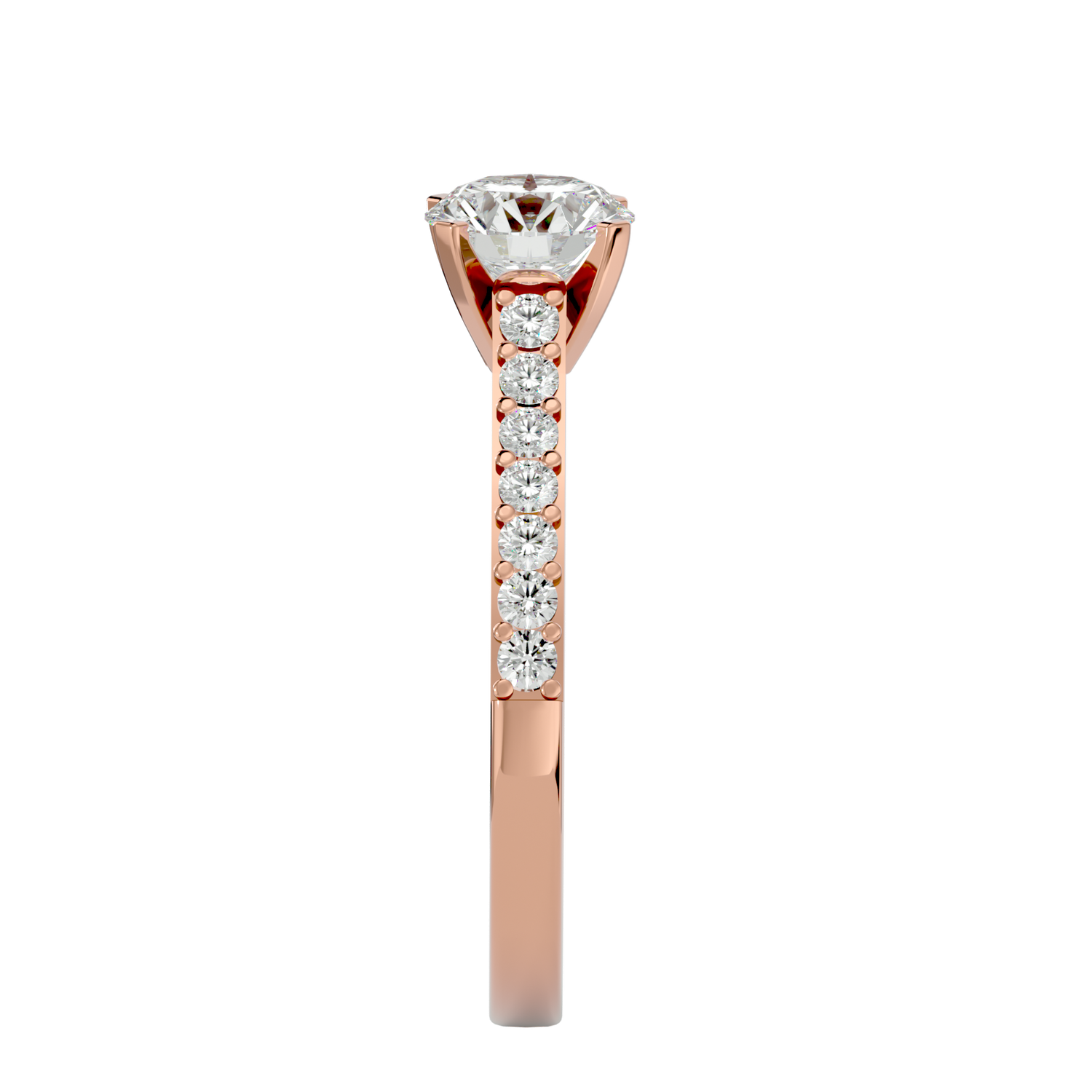 Celia Diamond Solitaire Ladies Ring