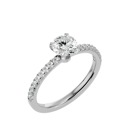 Gloria Diamond Solitaire Ladies Ring