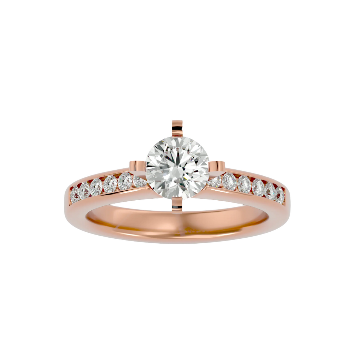 Elena Diamond Solitaire Ladies Ring