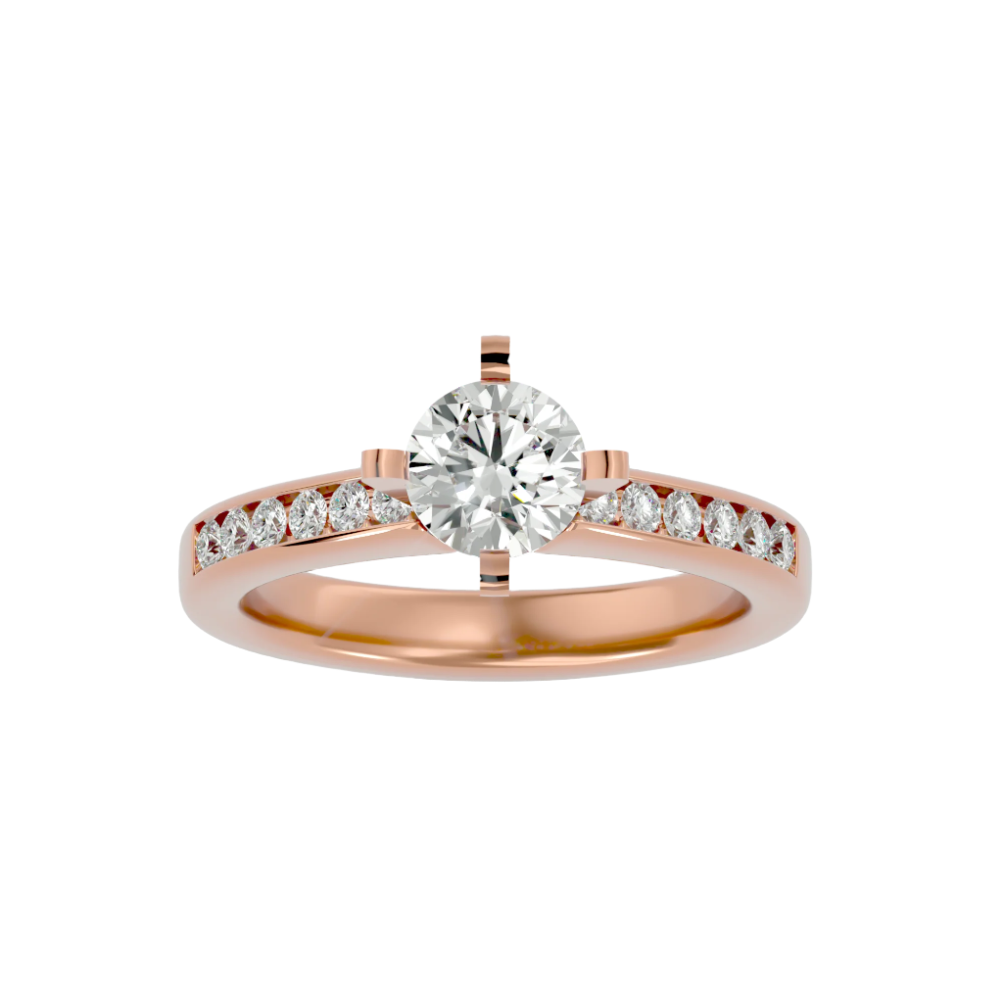 Elena Diamond Solitaire Ladies Ring