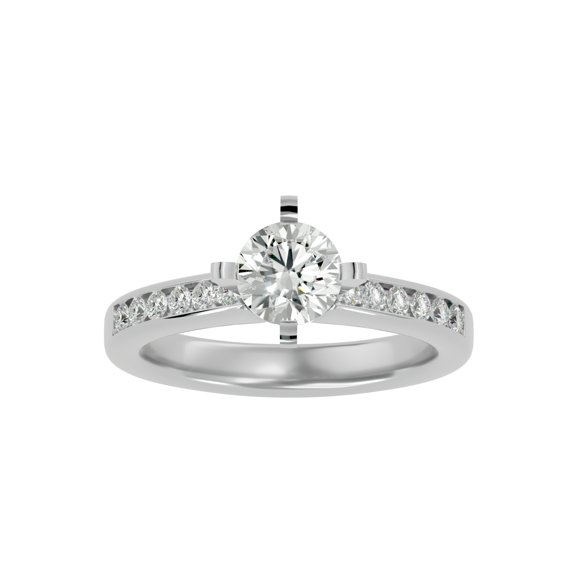 Elena Diamond Solitaire Ladies Ring