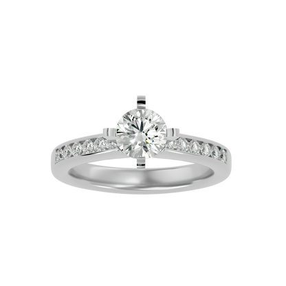 Elena Diamond Solitaire Ladies Ring