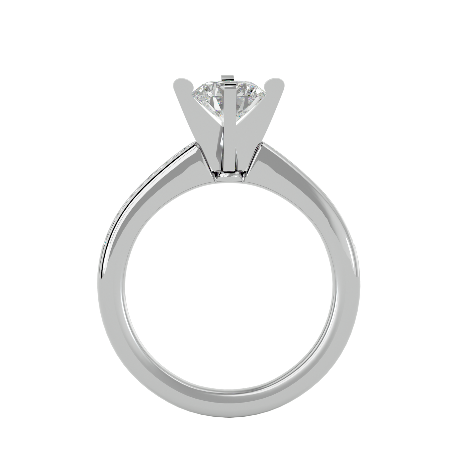 Elena Diamond Solitaire Ladies Ring