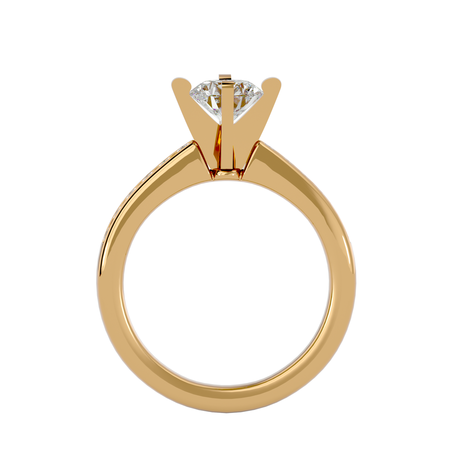 Elena Diamond Solitaire Ladies Ring