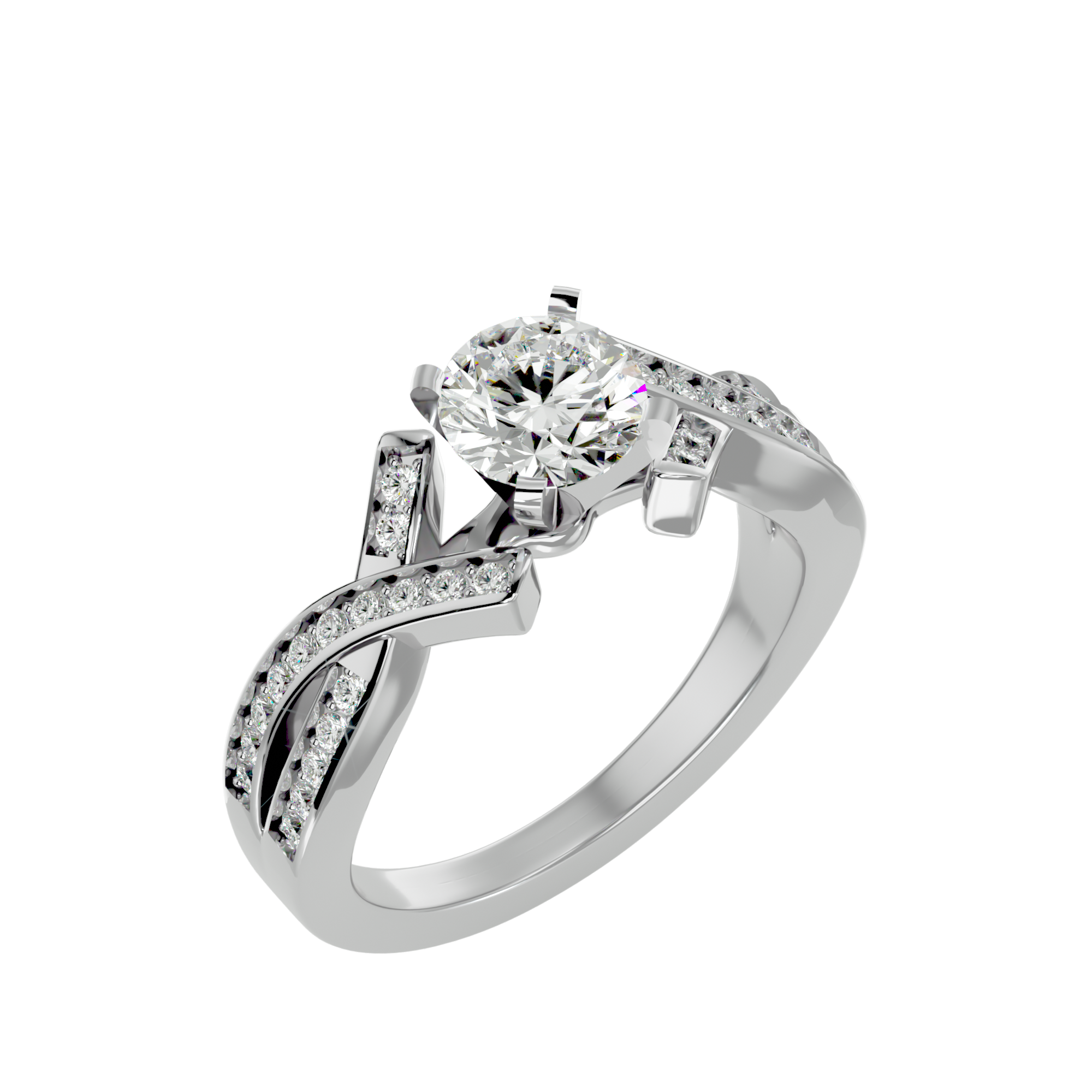 Arden Diamond Solitaire Ladies Ring