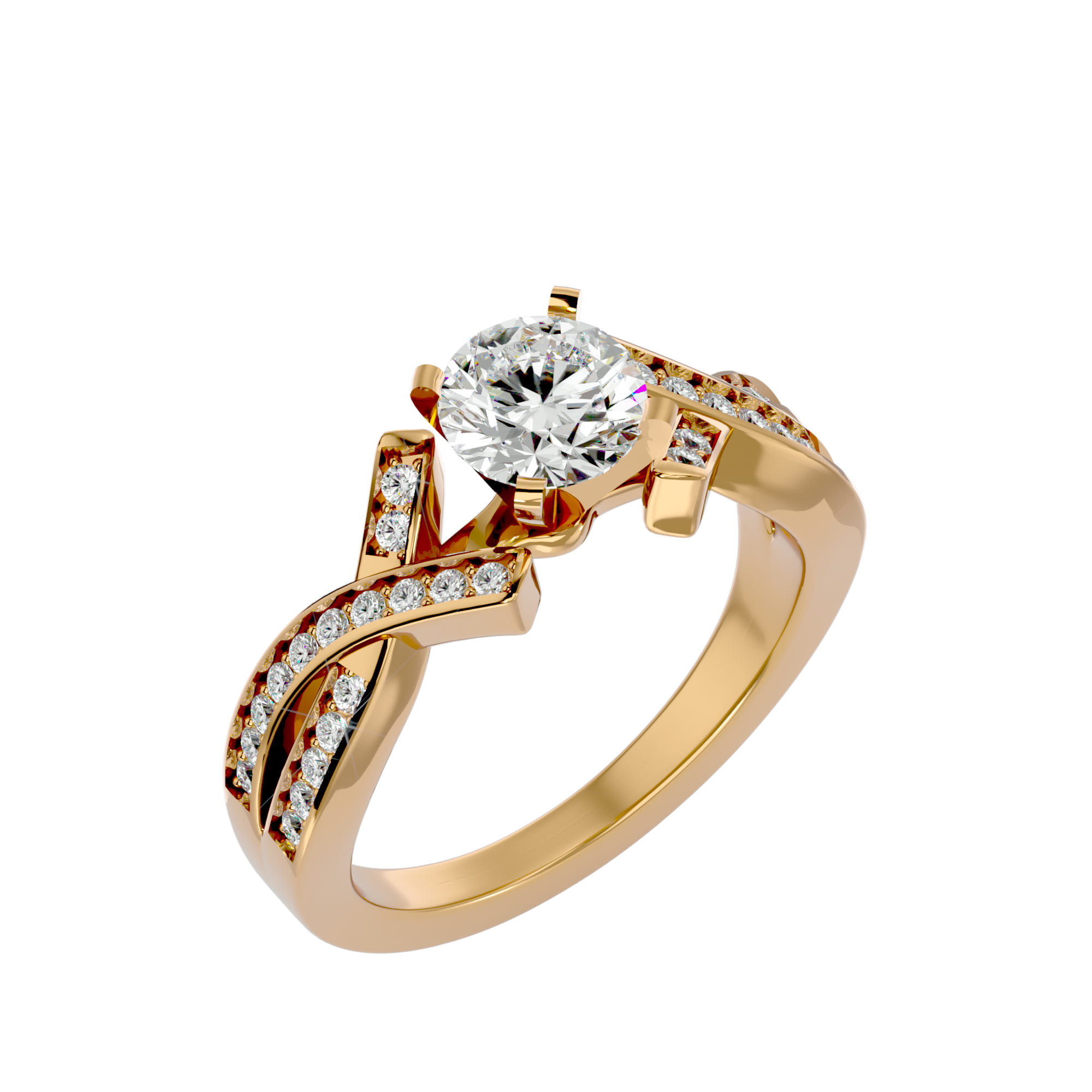 Arden Diamond Solitaire Ladies Ring