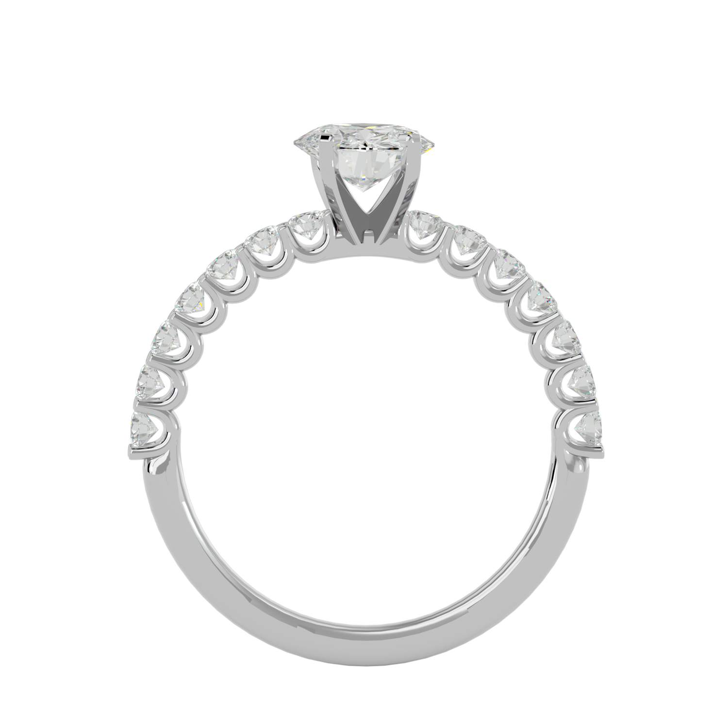 Davinia Diamond Solitaire Ladies Ring