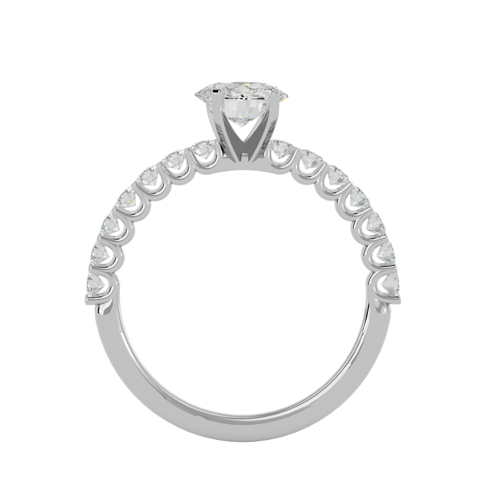 Davinia Diamond Solitaire Ladies Ring