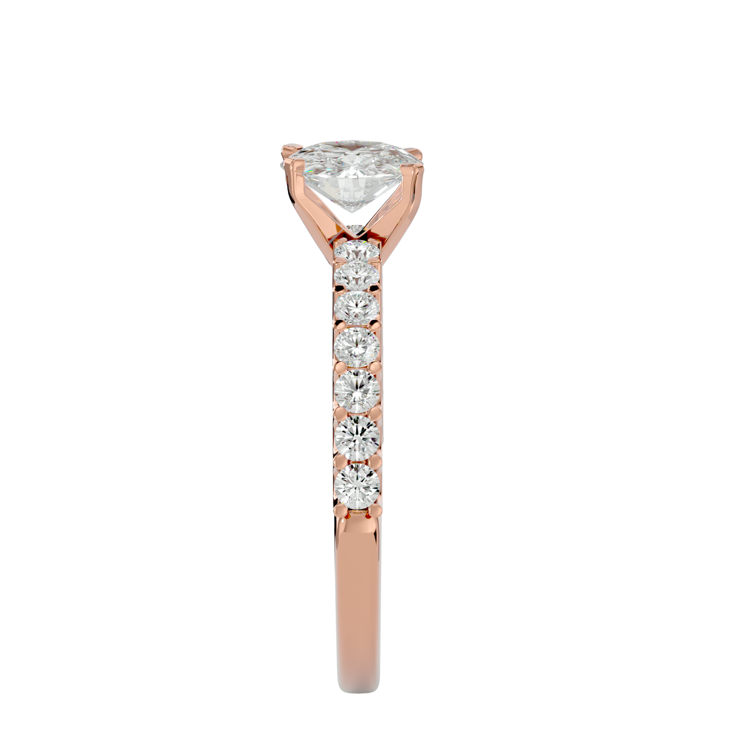 Davinia Diamond Solitaire Ladies Ring