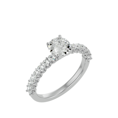 Davinia Diamond Solitaire Ladies Ring