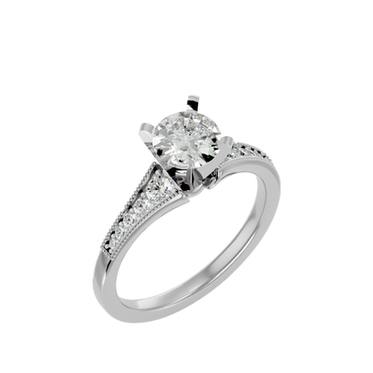 Kiara Diamond Solitaire Ladies Ring